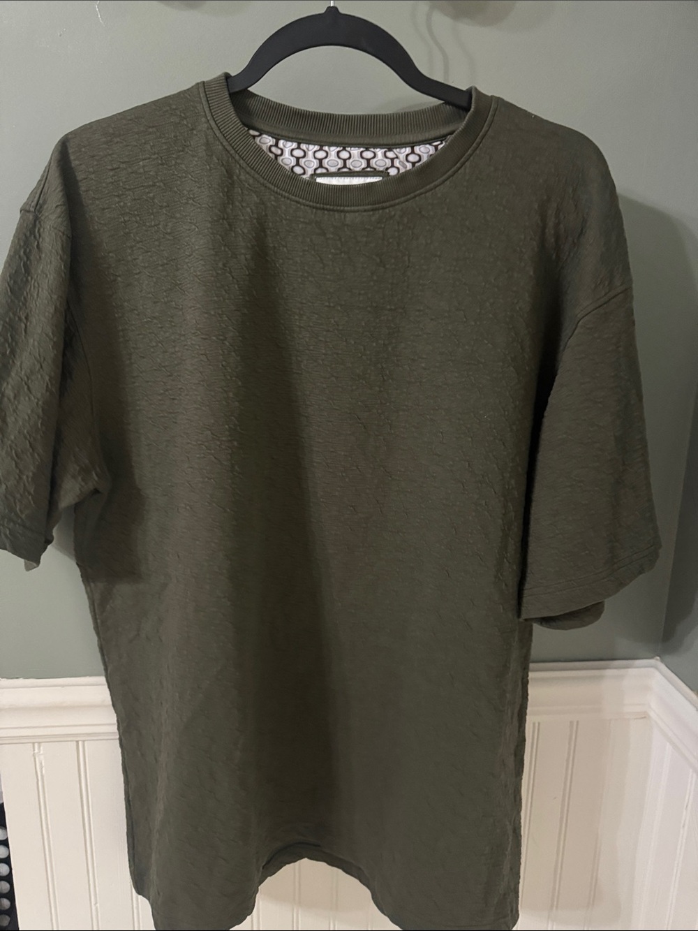 Denim & Flower Olive Green Short-Sleeve Crewneck Tee Men's